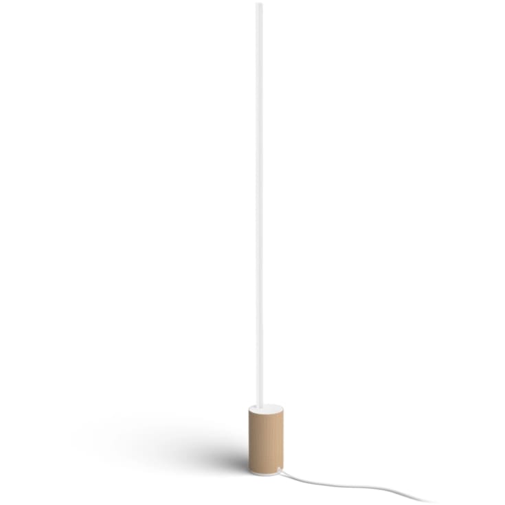 Philips Hue Signe Gradient golvlampa, trä