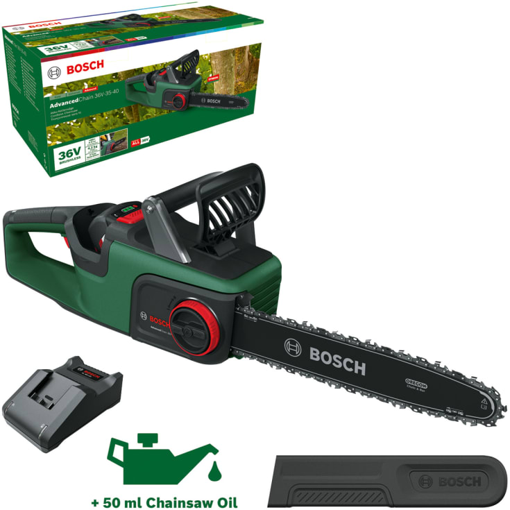 Bosch Motorsåg 350mm - 36V med 1 x 2,0Ah batteri