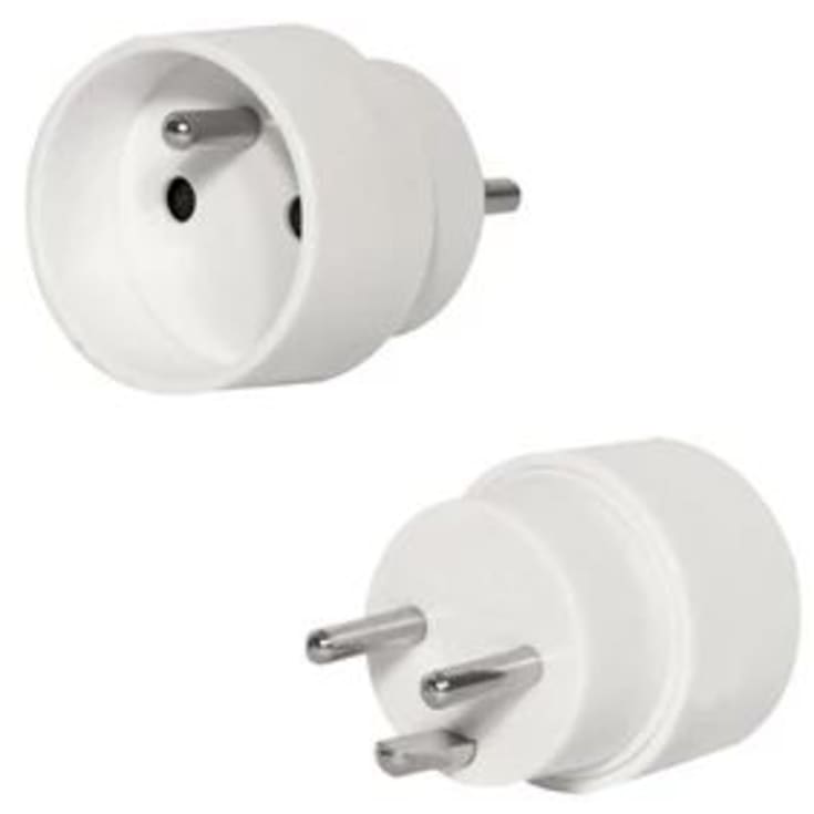 Heatcom hybridstikprop, rund, hvid