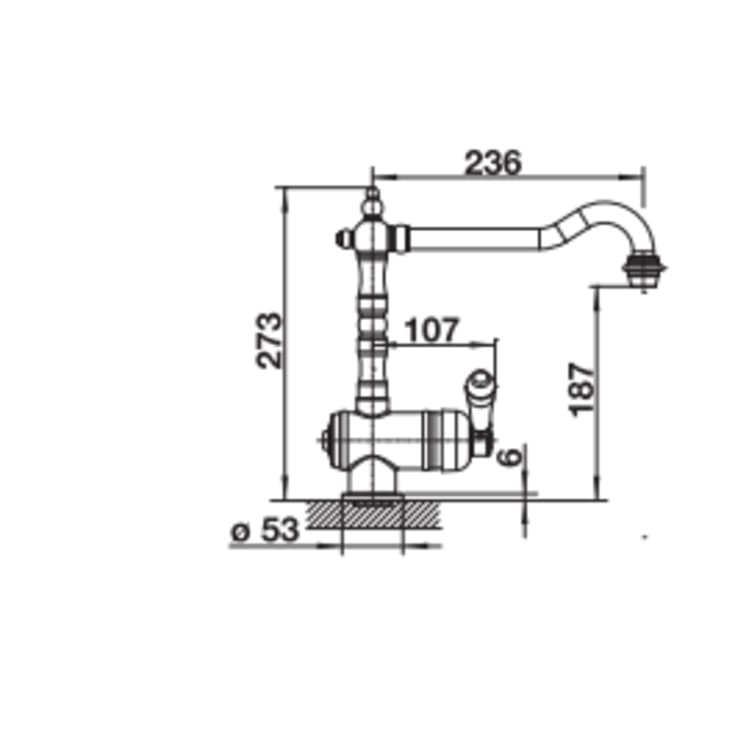 Blanco Tradon køkkenarmatur, guld