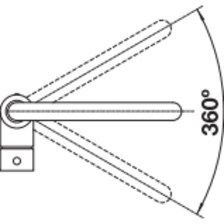 Blanco Mili køkkenarmatur, grå