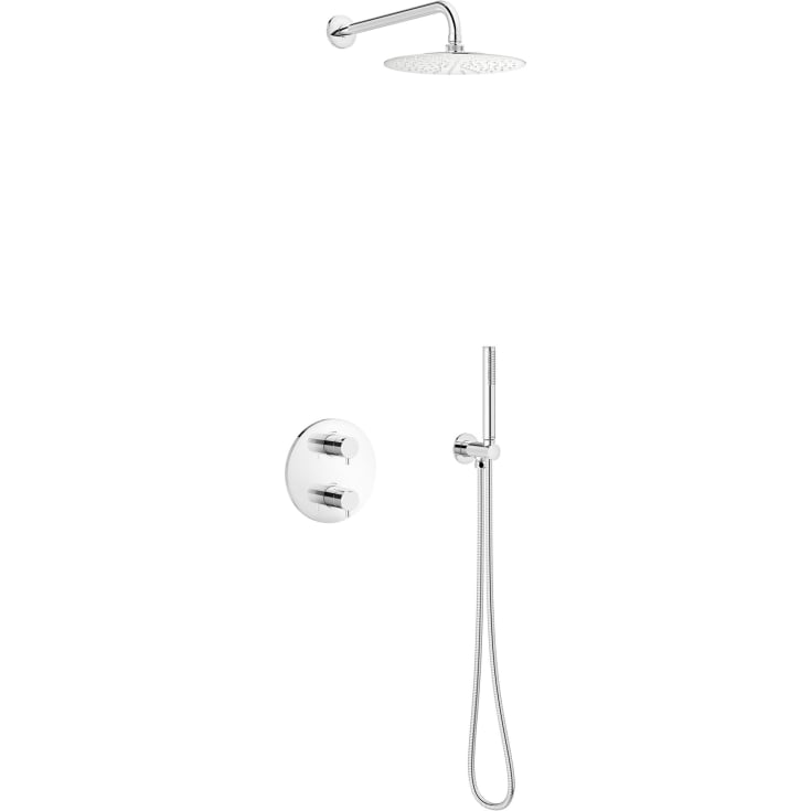 Damixa Silhouet HS1 brusesæt, vandbesparende,  krom