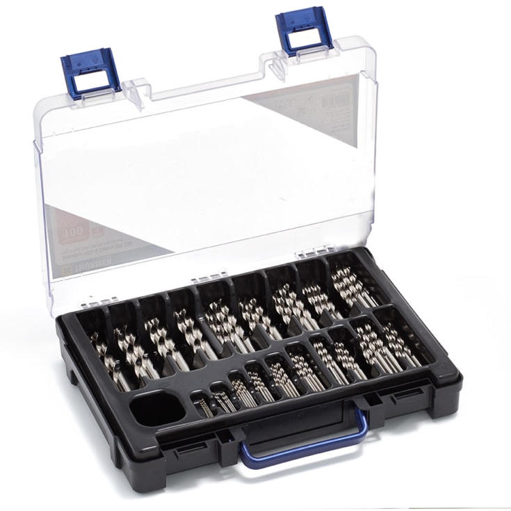 Thürmer HSS borsæt, 170 stk., 1,0 - 10,0 mm