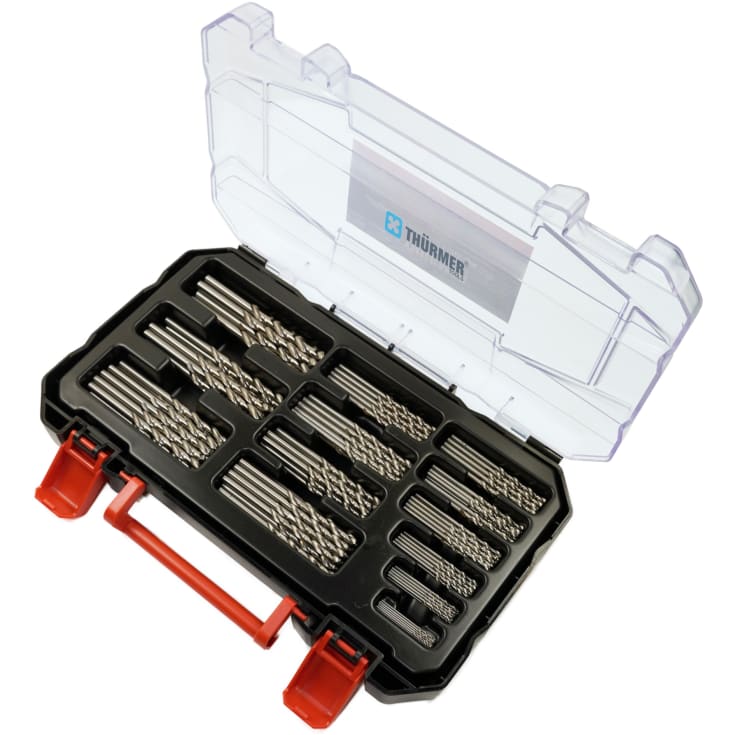 Thürmer HSS borsæt, 130 stk. 1,0-6,0 mm (0,5 mm) + 3,3 og 4,2 mm