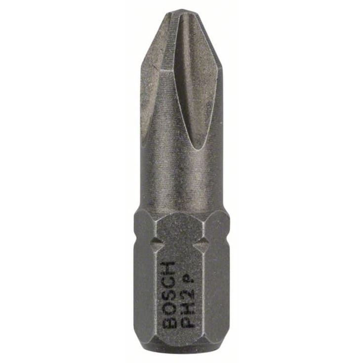 Bosch bits PH 2, 1/4" x 25 mm, 25 stk.