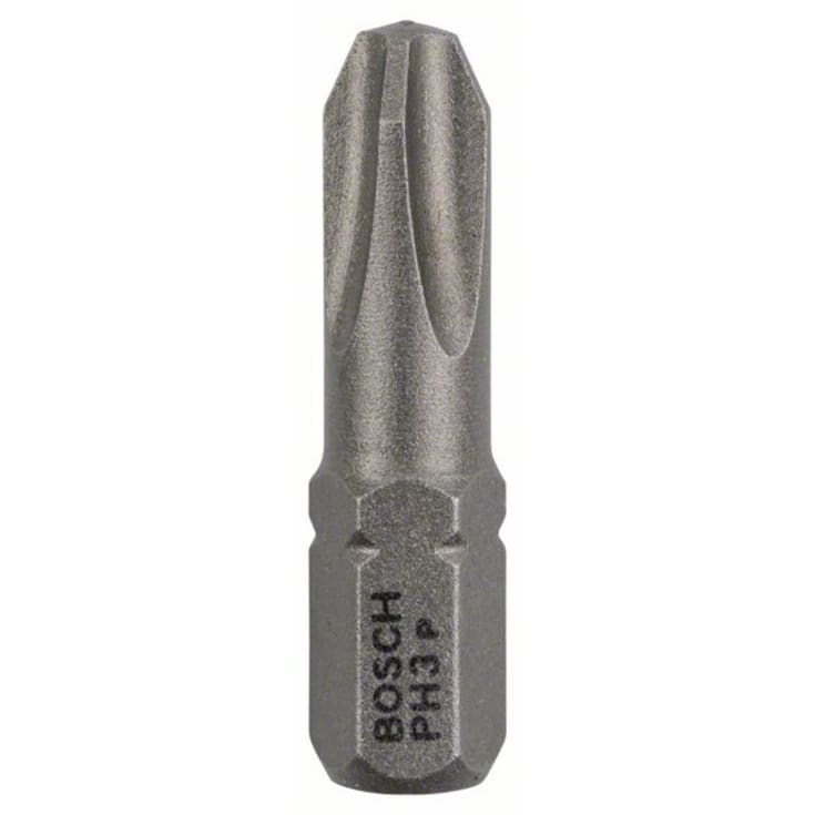 Bosch bits PH 3, 1/4" x 25 mm, 25 stk.