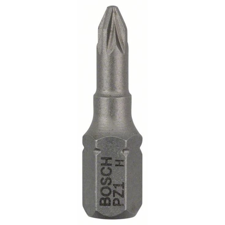 Bosch bits PZ 1, 1/4" x 25 mm, 25 stk.