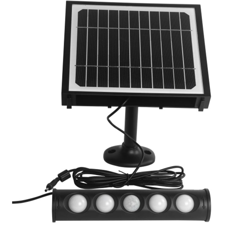 Mylight Security væglampe Solcelle 950lm 3000K, sort