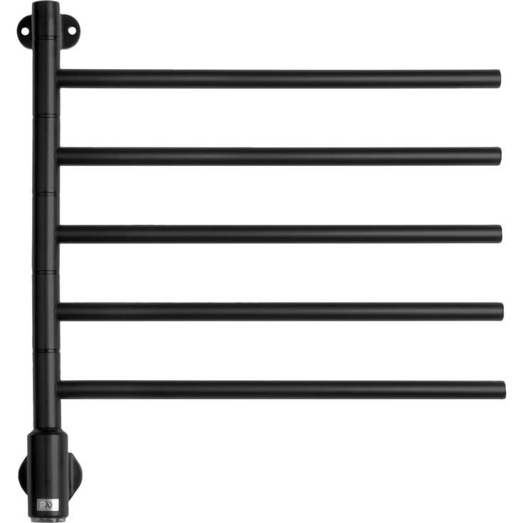 Kriss Flex 1 håndkletørker, el, 59,7x55 cm, sort