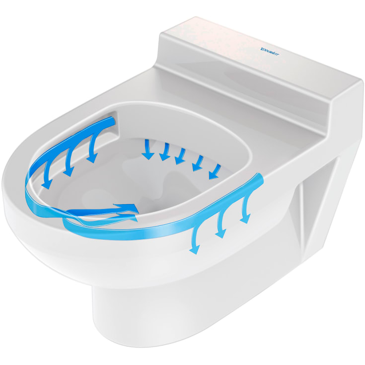 Duravit No.1 væghængt børnetoilet, uden skyllekant, hvid