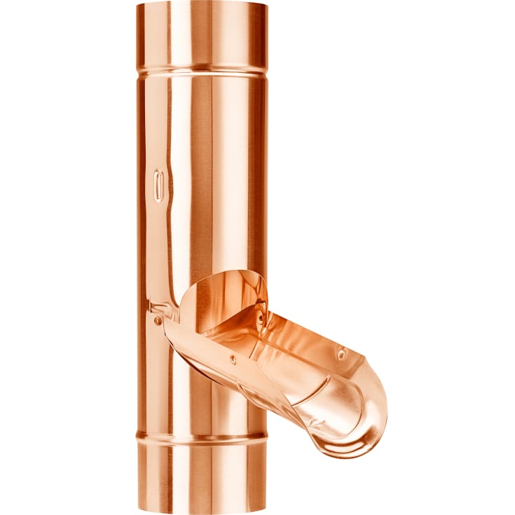 10 stk VMzinc Vmcopper regnvandssamler Ø87 mm, uden si, kobber