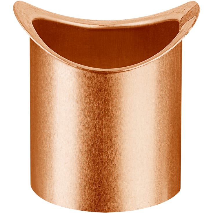 25 stk VMzinc tudstykke nr. 12, 333x87mm, til halvrund tagrende, kobber