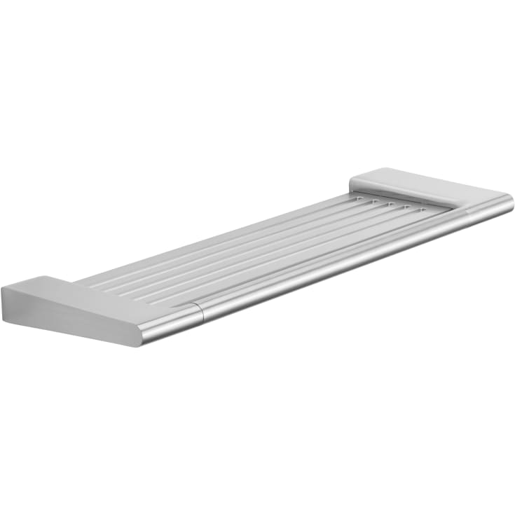 Pressalit Style hylle, 39x12,6 cm, børstet rustfritt stål