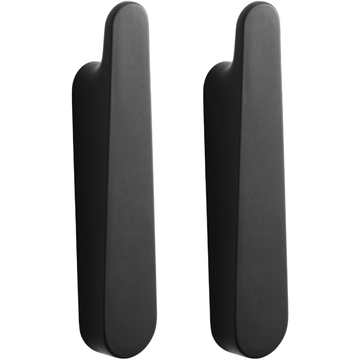 Pressalit Style håndkleknagg, 2 stk., sort