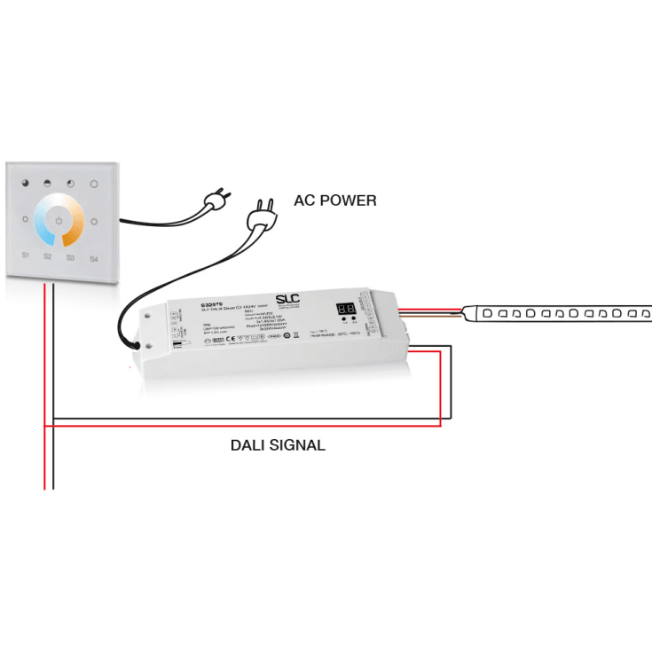 SLC LED driver, 24V, 100W