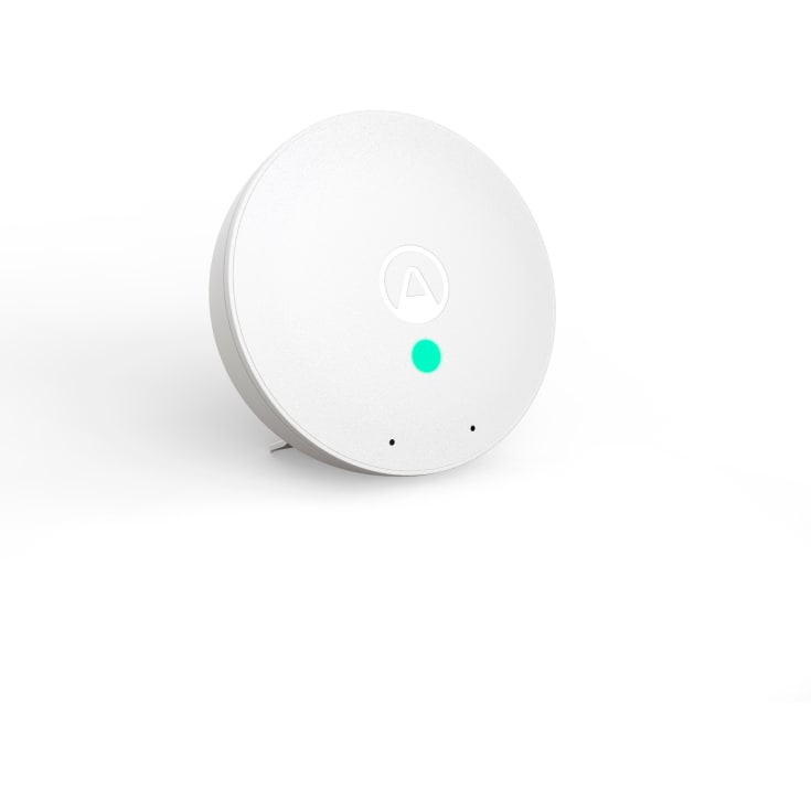 Airthings Wave Mini, måling af luftkvalitet og skimmelsvamp, hvid