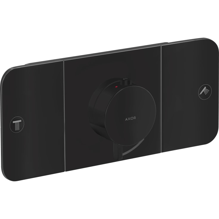 Axor One Termostat, med 2 utløp, for innbygging, sort matt