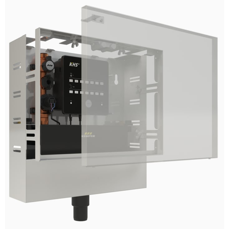 Flush Box PURE Skyllestation Med 1 tilslutning