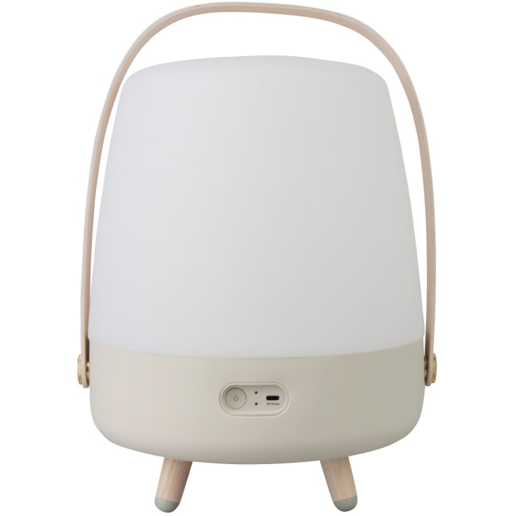 Kooduu Lite Up Play uppladningsbar lampa med högtalare, beige
