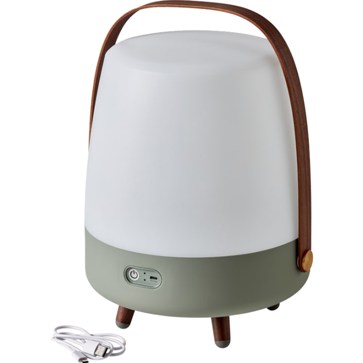 Kooduu Lite Up Play oppladbar lampe med høyttaler, grønn