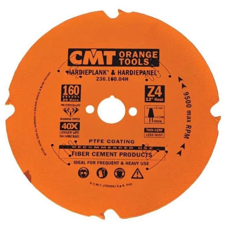 CMT diamant rundsavklinge Ø160/20 mm, Z4