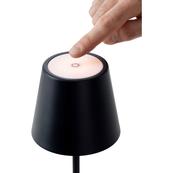 Nielsen Light One genopladelig bordlampe, sort