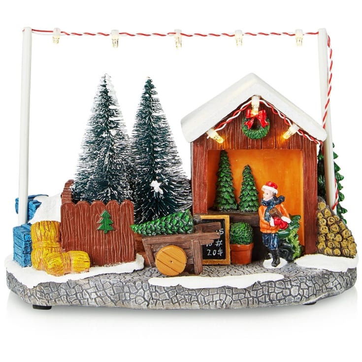 Markslöjd juletræsmarked julelandskab