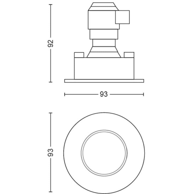 3 stk Philips Hue Adore downlight, 3-pk