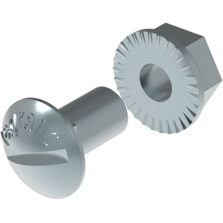 Skruesæt M6x10G (pose med 200 stk)