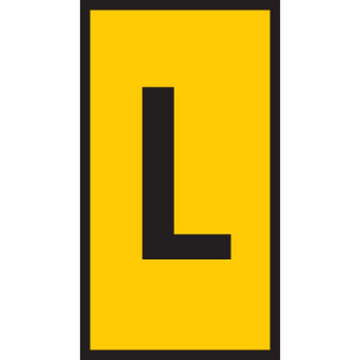 Ledningsmærke (L) gul WIC2 til 1,5-2,5 mm² ledning (200 stk)
