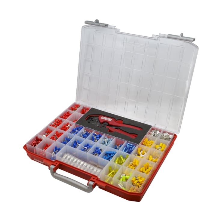 Sortimentslåda RPL1001 med isolerade kabelsko/uttag, 0,5-6 mm²