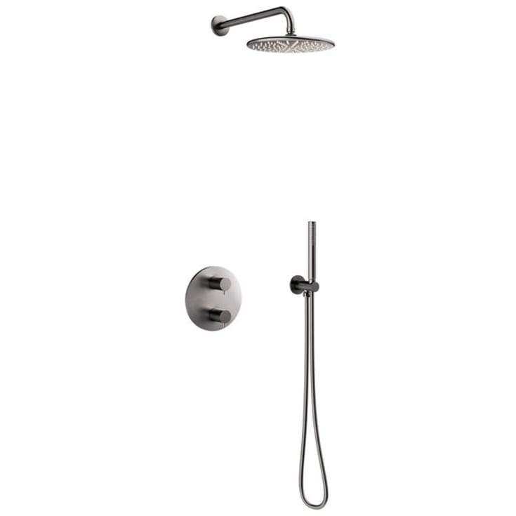 Damixa Silhouet HS1 brusesæt, vandbesparende,  antracit