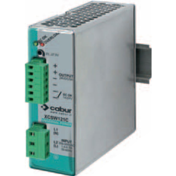 Cabur Strömförsörjning 24VDC 5A, 187-550VAC, CSW121C