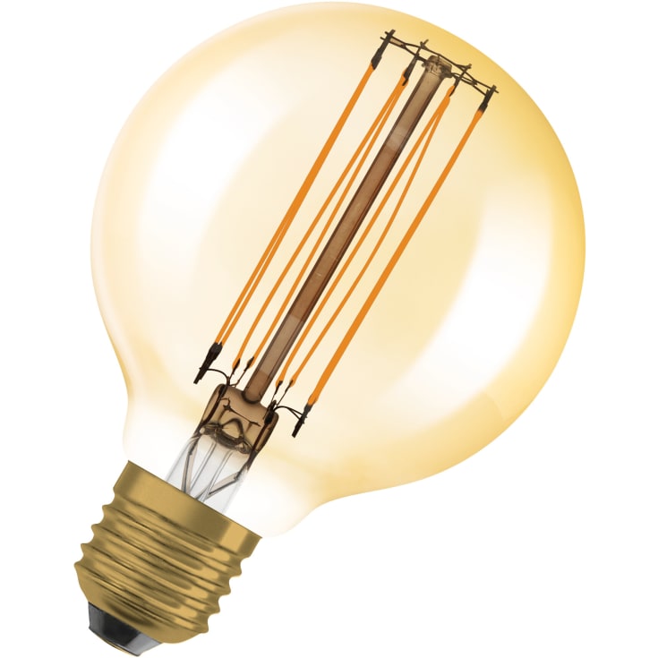 Ledvance 1906 globe 80 gull stud fil 470lm 5,8W/822 E27 dim
