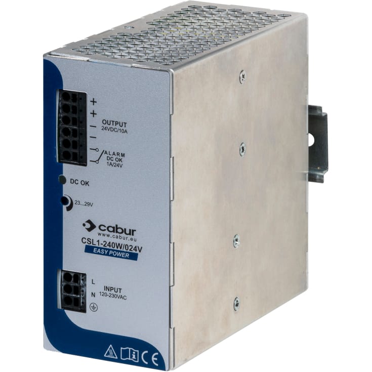 Cabur Strömförsörjning 24VDC 10A, 90-264VAC, CSL1-240W/024V/AA