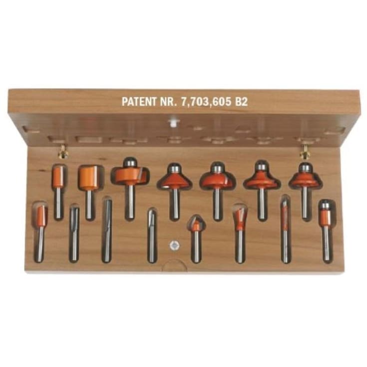 Profilfræsersæt 15 stk 8mm CMT