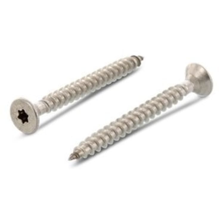 100 stk Spånpladeskrue 5,0 x 100/60 mm, A4, TX25, UH