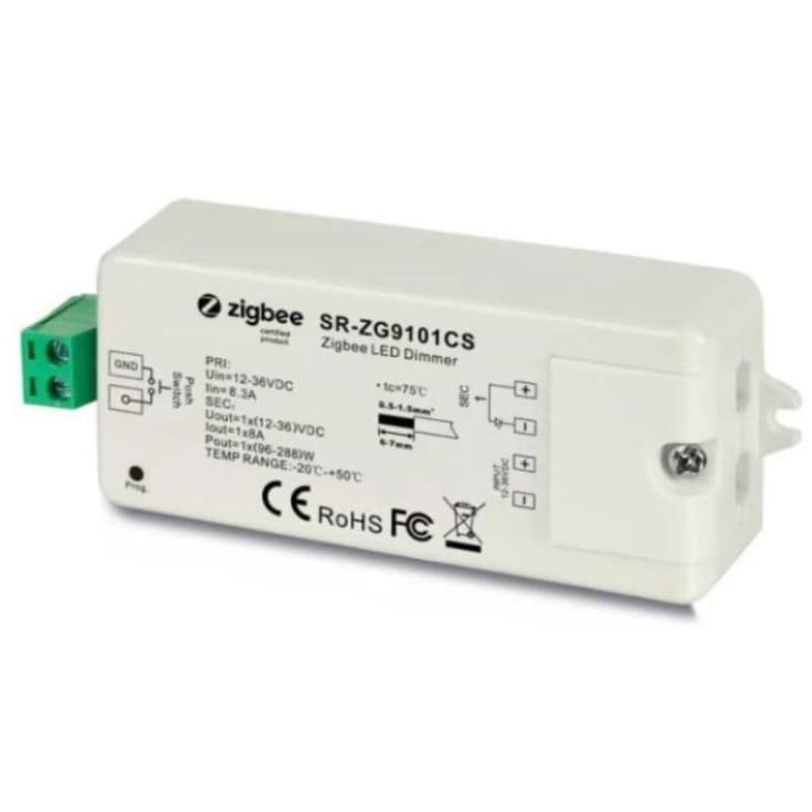 Zigbee styrning via/Philips Hue app, 12-24 volt