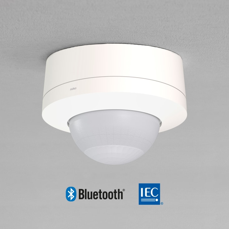 Bevægelsessensor M42LR 230V master 32-37m 360° påbyg