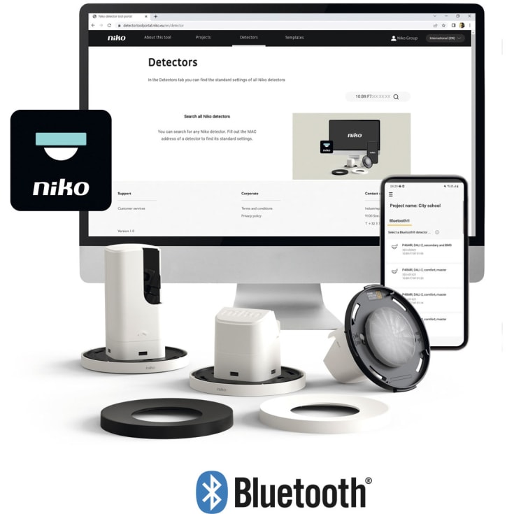 Bevegelsessensor M42MR 230V master 12-13m 360° overbygg