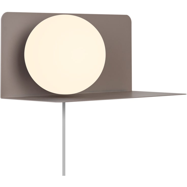 Nordlux Lilibeth vegglampe, brun