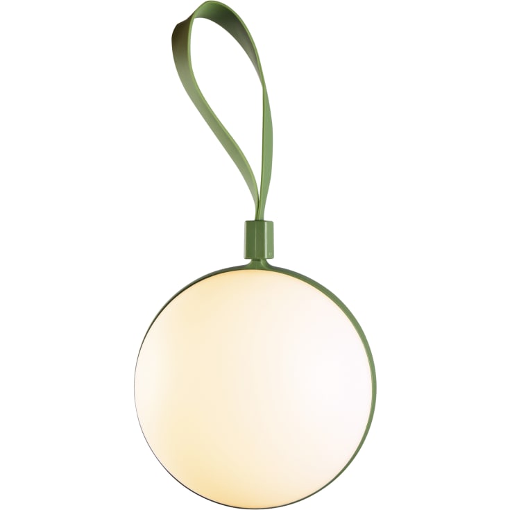 Nordlux Bring To-Go genopladelig lampe, Ø12 cm, grøn