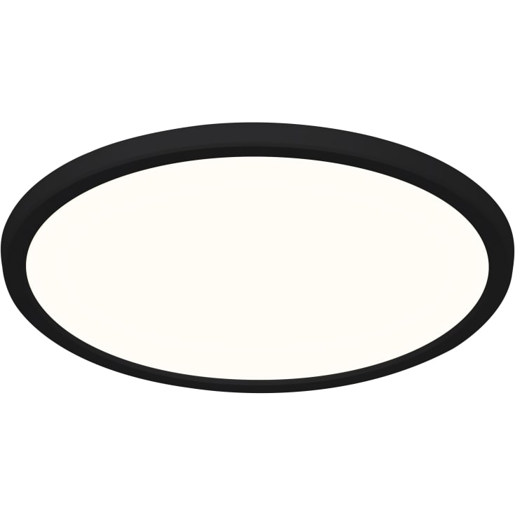 Nordlux Oja Bath dimbar plafond, kelvinskift, svart, Ø29 cm