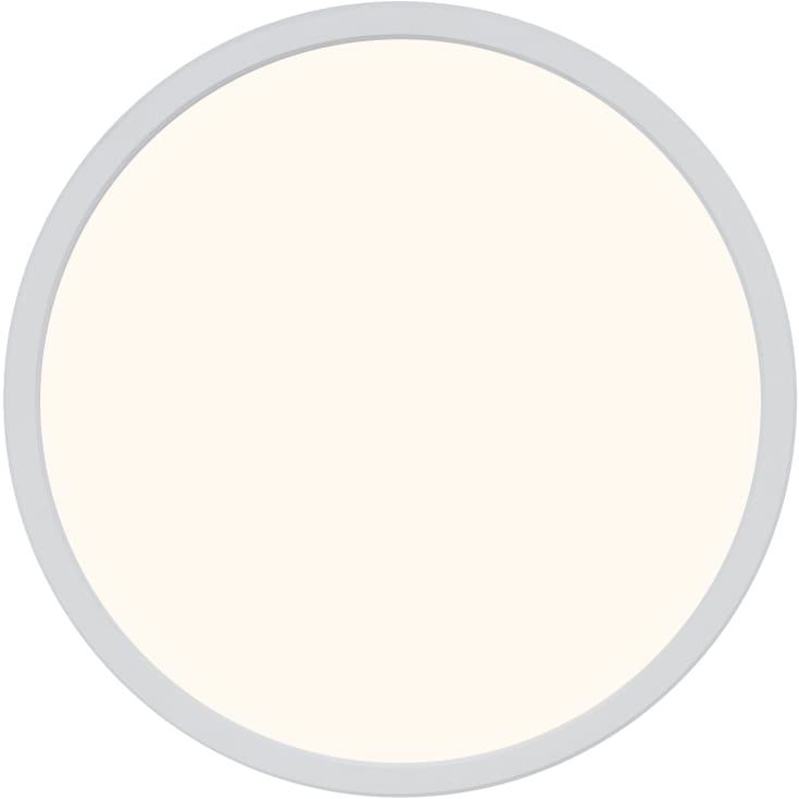 Nordlux Oja Bath dæmpbar plafond, kelvinskift, hvid, Ø29 cm
