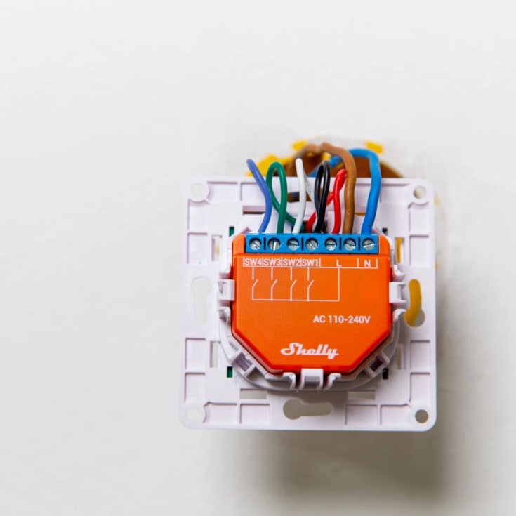 Shelly Wall switch 4 vit