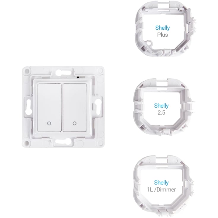 Shelly Wall switch 2 hvid