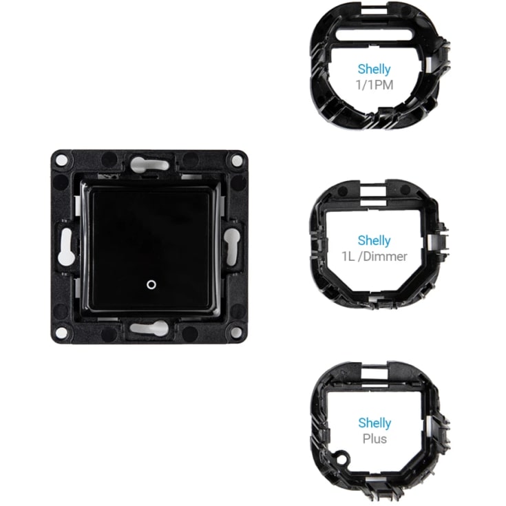 Shelly Wall switch 1 svart
