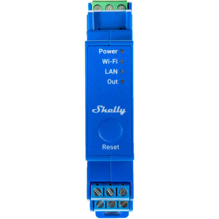Shelly Pro 1 kontaktsett, wifi-relé