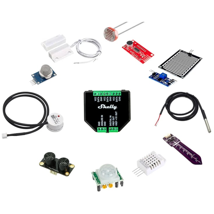 Shelly Plus tilleggsmodul for Gen 3/4