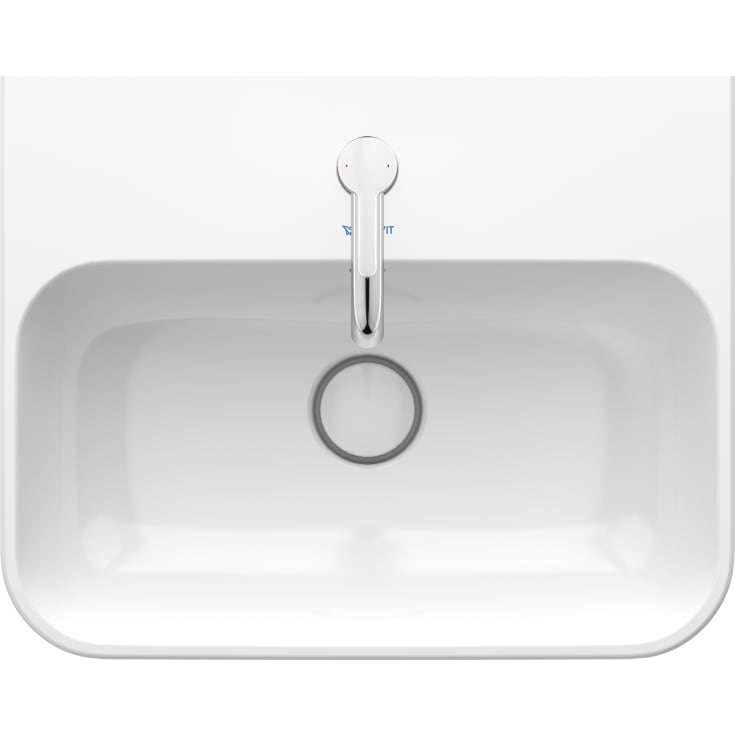 Duravit Happy D.2 Plus toppmontert servant, 50x40 cm, hvit